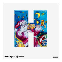 CHRISTMAS H LETTER / INSPIRED SANTA ROOM DECAL