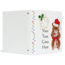 Christmas Hamster binders by orsobear Christmas Hamster binders