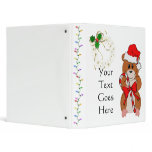 Christmas Hamster Vinyl Binders