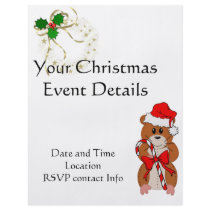 Christmas Hamster flyers