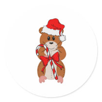 Christmas Hamster stickers