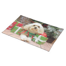 Christmas - Havanese - Mason Placemat