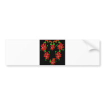 Christmas Heart Bumper Stickers