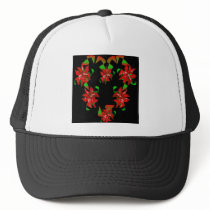 Christmas Heart Trucker Hats