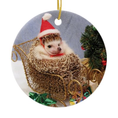 Christmas Hedgehog Ornament