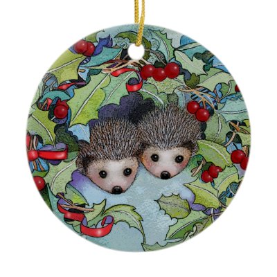 Christmas Hedgehog Ornament