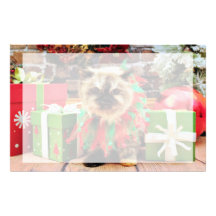 Christmas - Himalayan Cat - Pansy Stationery Design