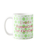 Christmas Hippo Mug