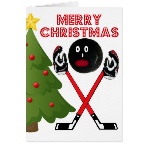Christmas Hockey Cards | Zazzle