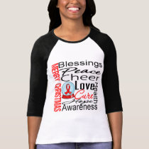 Christmas Holiday AIDS Collage t-shirts by giftsforawareness Christmas Holiday AIDS Collage t-shirts