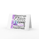 Christmas Holiday Alzheimer's Disease Collage Greeting Cards