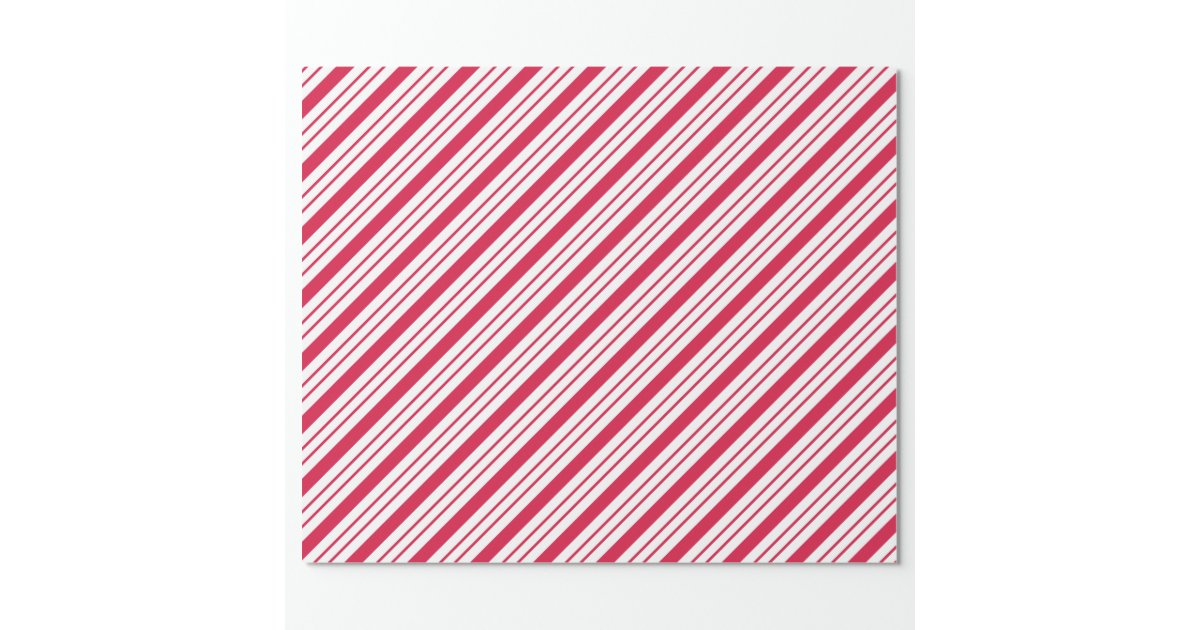 Christmas Holiday Candy Peppermint Wrapping Paper | Zazzle