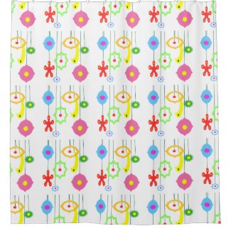 Christmas Holiday Decorations Shower Curtain