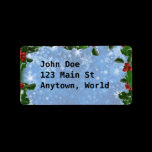Christmas Holiday designs Address Label labels