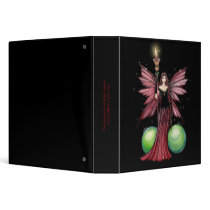 Christmas Holiday Fairy Avery Binder by robmolily Christmas Holiday Fairy Avery Binder