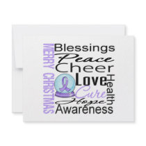 Christmas Holiday General Cancer Collage invitations