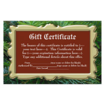 Christmas Holiday Gift Certificate Stationery by cutencomfy Christmas Holiday Gift Certificate Stationery