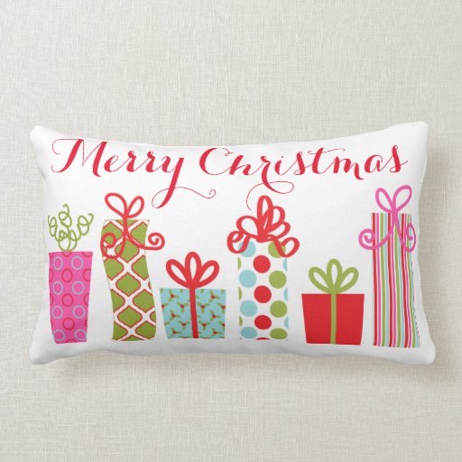 christmas lumbar pillow