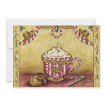 Christmas Holiday Gingerbread Invitation