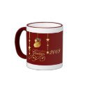 Christmas Holiday Greetings Photo Mug by SquirrelHugger Christmas Holiday Greetings Photo Mug