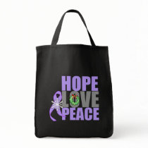 Christmas Holiday Hope Love Peace General Cancer bags