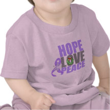 Christmas Holiday Hope Love Peace General Cancer T-shirts