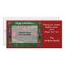 Christmas Holiday Nutcracker Ornament Photo Card