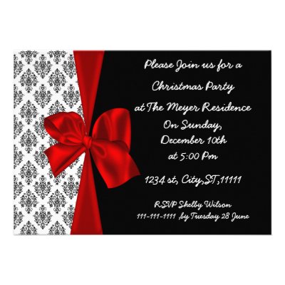 Christmas Holiday party Invitation