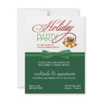 Christmas Holiday Party Stylish Invitations by SquirrelHugger Christmas Holiday Party Stylish Invitations