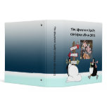 Christmas Holiday Photo Album Scrapbook, 2" Vinyl Binders