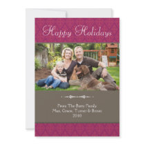 Christmas Holiday Photo Card Greetings Invites