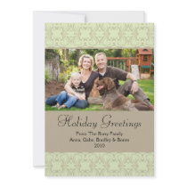 Christmas Holiday Photo Card Invite