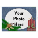 Christmas Holiday Photo Template Card