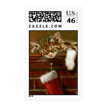 Christmas Holiday Postage Stamp by KMCoriginals Christmas Holiday Postage Stamp