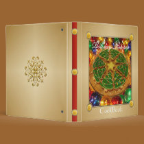 Christmas Holiday Recipes CookBook Binder