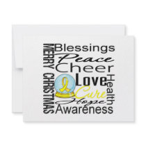 Christmas Holiday Sarcoma Collage invitations