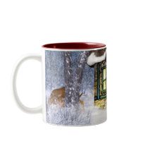 Christmas Holiday Scene mugs