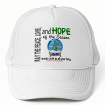 Christmas Holiday Snow Globe 1 Autism hats
