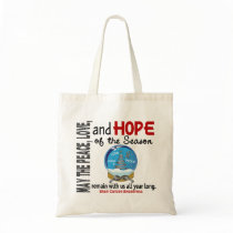 Christmas Holiday Snow Globe 1 Brain Cancer bags
