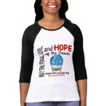 Christmas Holiday Snow Globe 1 Brain Cancer T Shirts