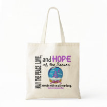 Christmas Holiday Snow Globe 1 Cancer bags