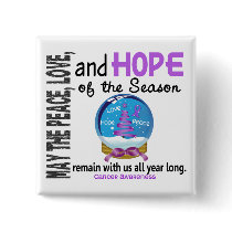Christmas Holiday Snow Globe 1 Cancer buttons