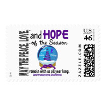 Christmas Holiday Snow Globe 1 Leiomyosarcoma postage