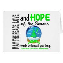 Christmas Holiday Snow Globe 1 Muscular Dystrophy Card
