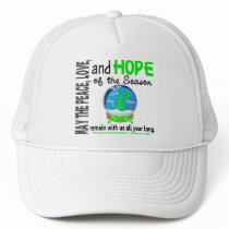 Christmas Holiday Snow Globe 1 Muscular Dystrophy hats