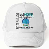 Christmas Holiday Snow Globe 1 PKD hats