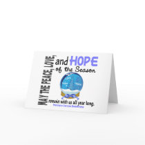 Christmas Holiday Snow Globe 1 Prostate Cancer Cards
