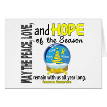 Christmas Holiday Snow Globe 1 Sarcoma Cards