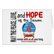 Christmas Holiday Snow Globe 1 Stroke Greeting Cards