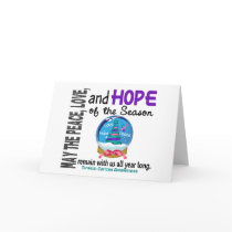 Christmas Holiday Snow Globe 1 Thyroid Cancer Cards